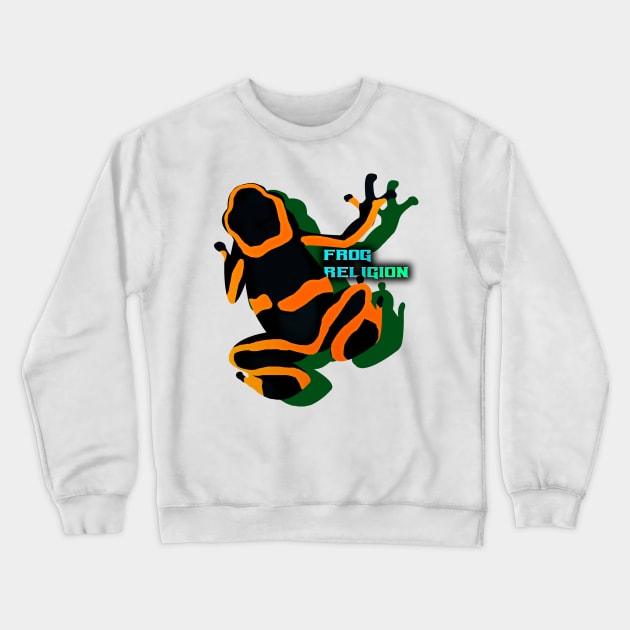 frog religion Crewneck Sweatshirt by denpoolswag